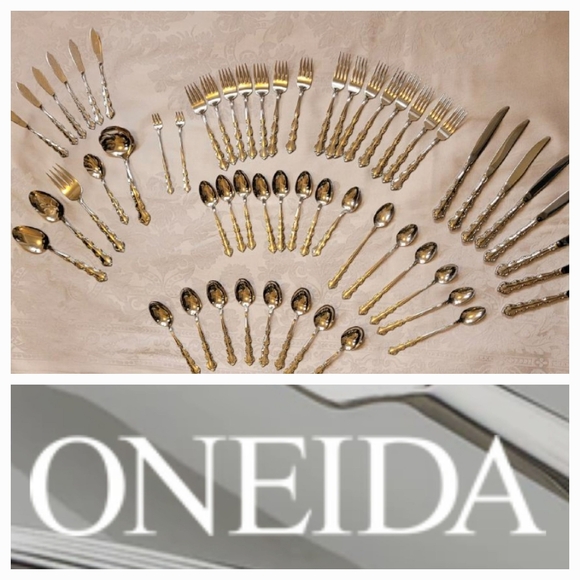 lot of 11 ONEIDA rare! Mozart NEW sealed sleeves stainless steel butter knives - Picture 11 of 14